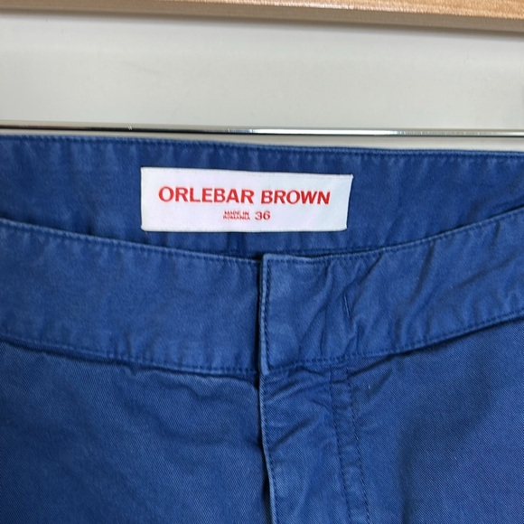 Orlebar Brown Bulldog Mid Length Swim Short In Navy Blue Pockets Sz 36 - Picture 5 of 11